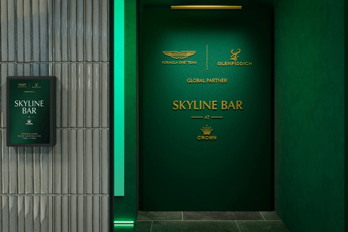 Glenfiddich x Aston Martin F1® Team Skyline Bar