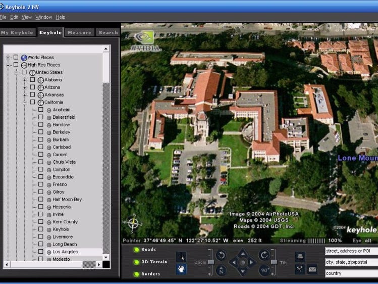 in-q-tel cia venture capital firm google earth keyhole