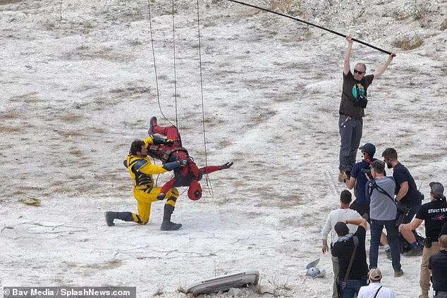 Hugh Jackman Dons The Classic Wolverine Suit For 'Deadpool 3'