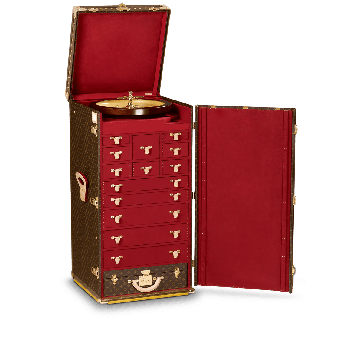 louis vuitton casino trunk monogram canvas travel M13514 PM1 Side view