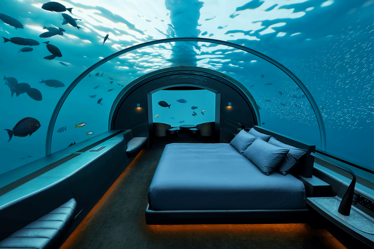 7 Breathtaking Underwater Hotels Around The World - Muraka Maldives