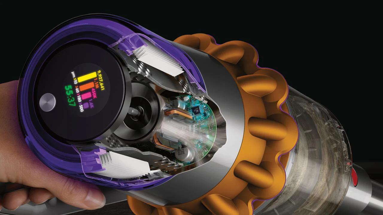 Dyson V15 Detect dust laser technology