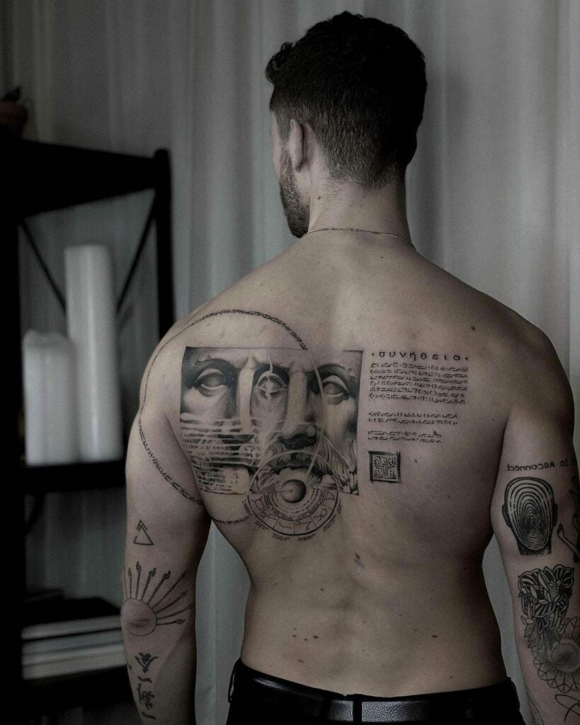 shoulder tattoos for men