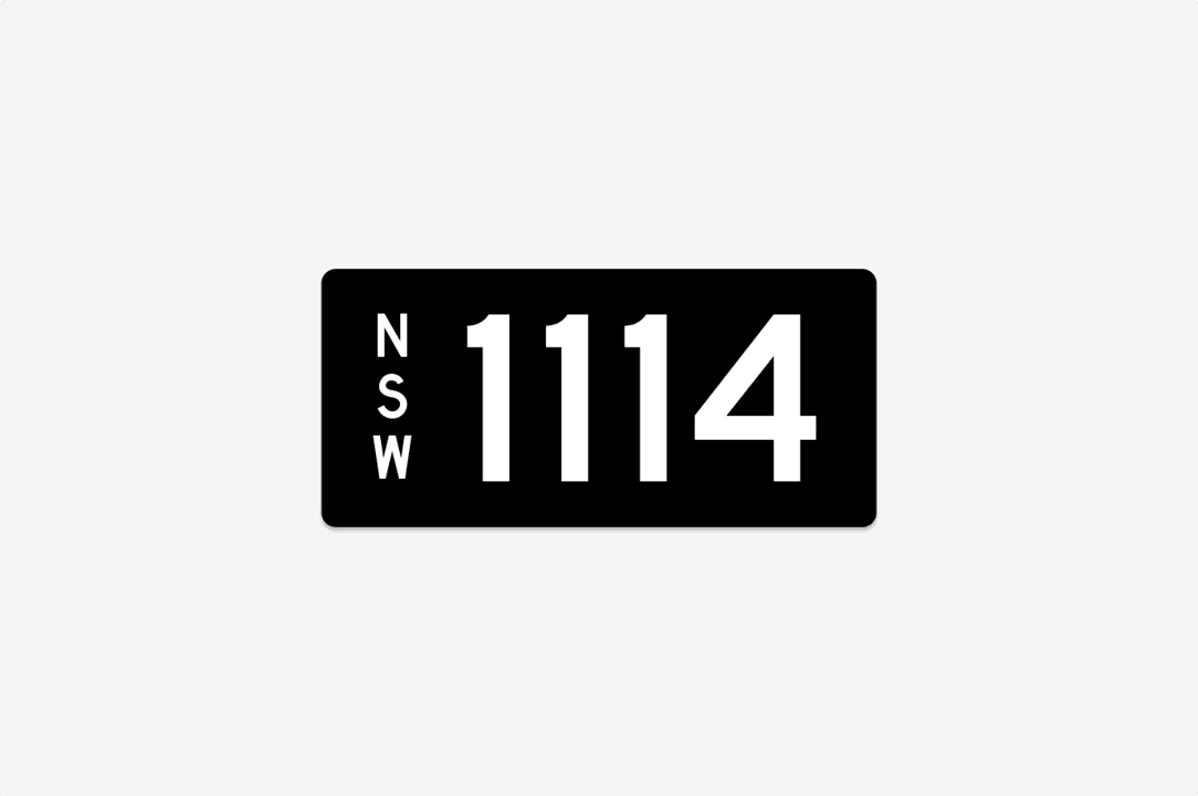 Don Bradman's Ultra-Rare Heritage Number Plate