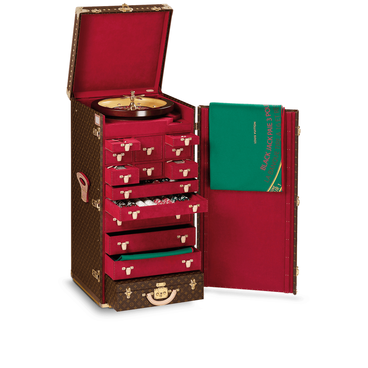 louis vuitton casino trunk monogram canvas travel M13514 PM2 Front view