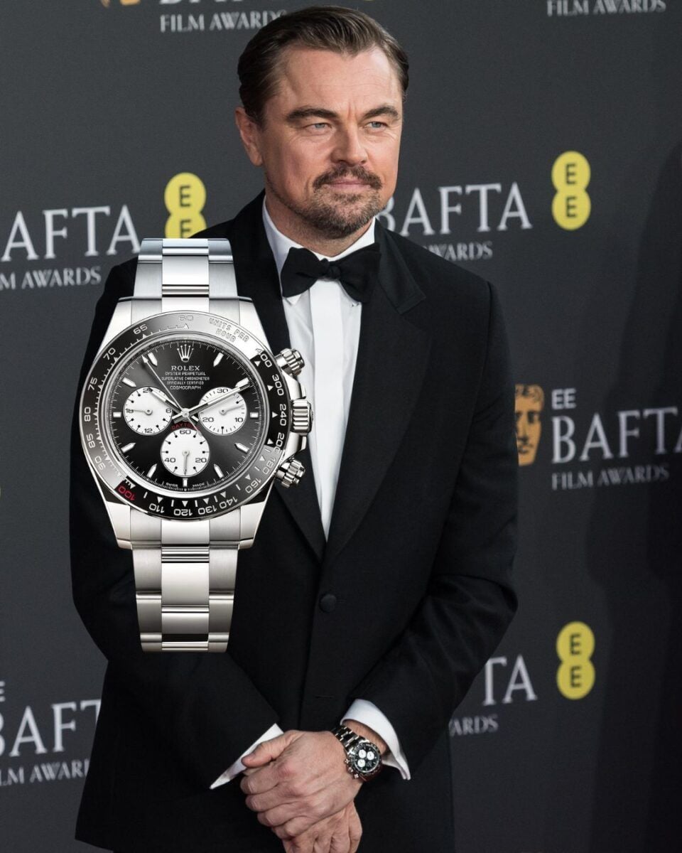 Leonardo DiCaprio - Rolex Daytona “Le Mans” Ref. 126529LN bafta watches