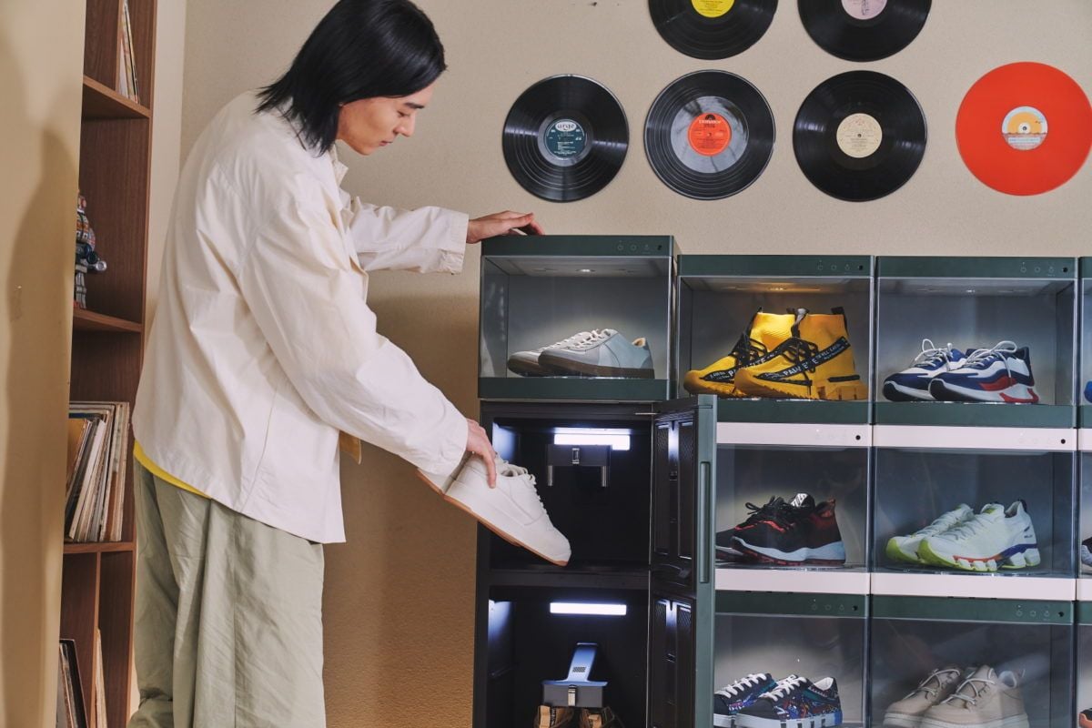 LG styler shoecase