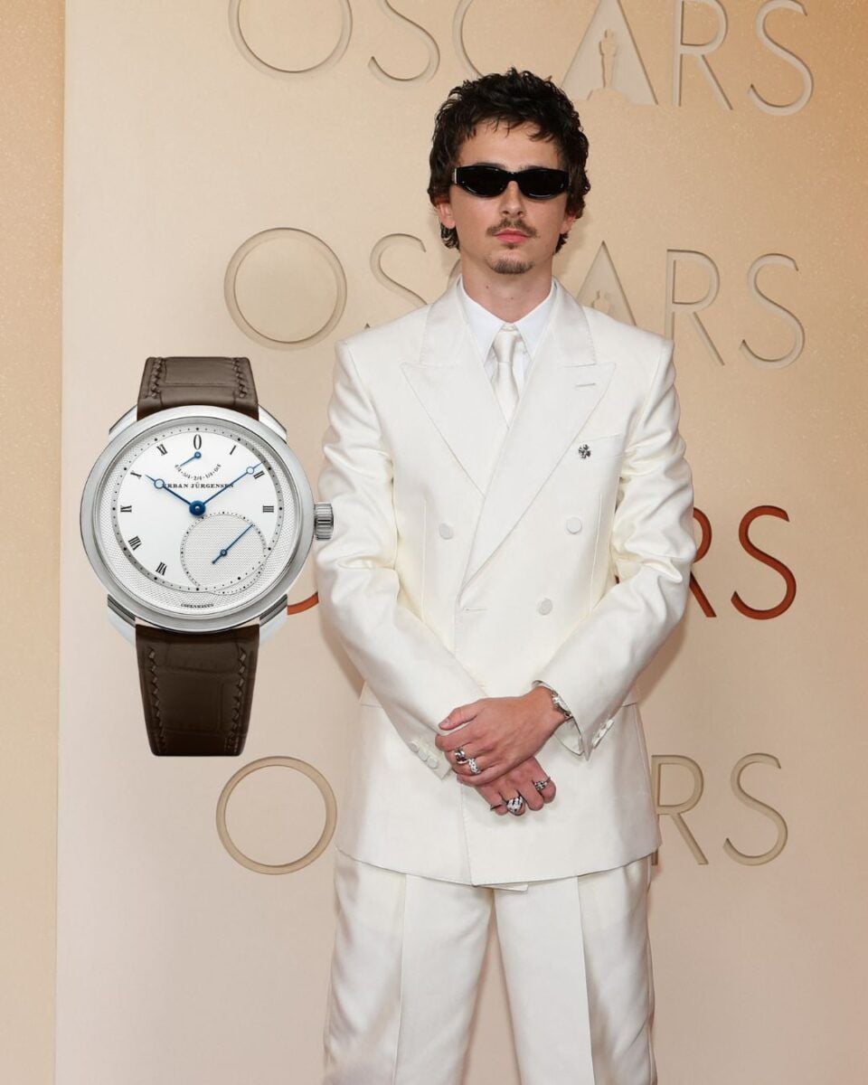 oscars watches Timothée Chalamet - Urban Jürgensen UJ-2