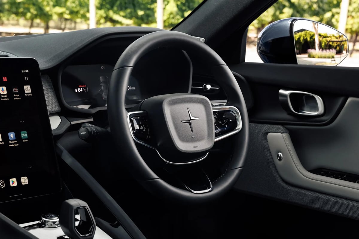 Polestar 2 steering wheel