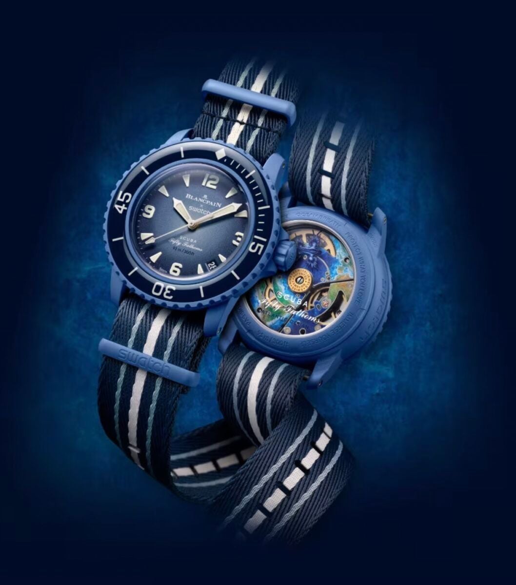 Blancpain Swatch Fifty Fathoms australia