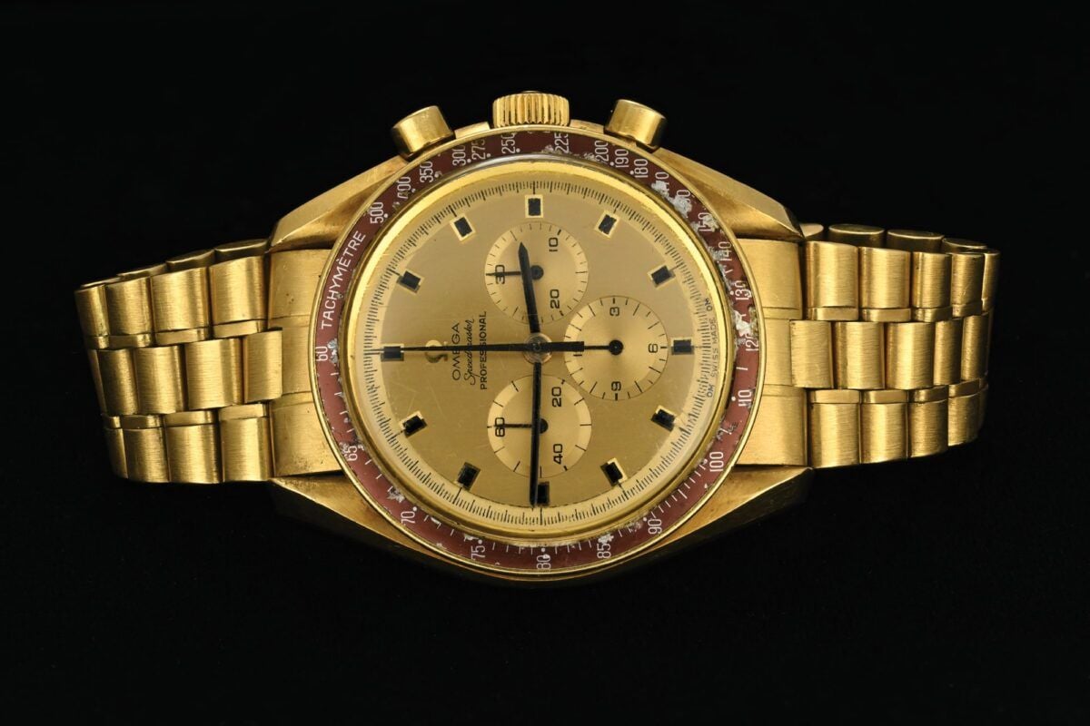 Neil Armstrong Gold Omega Speedmaster