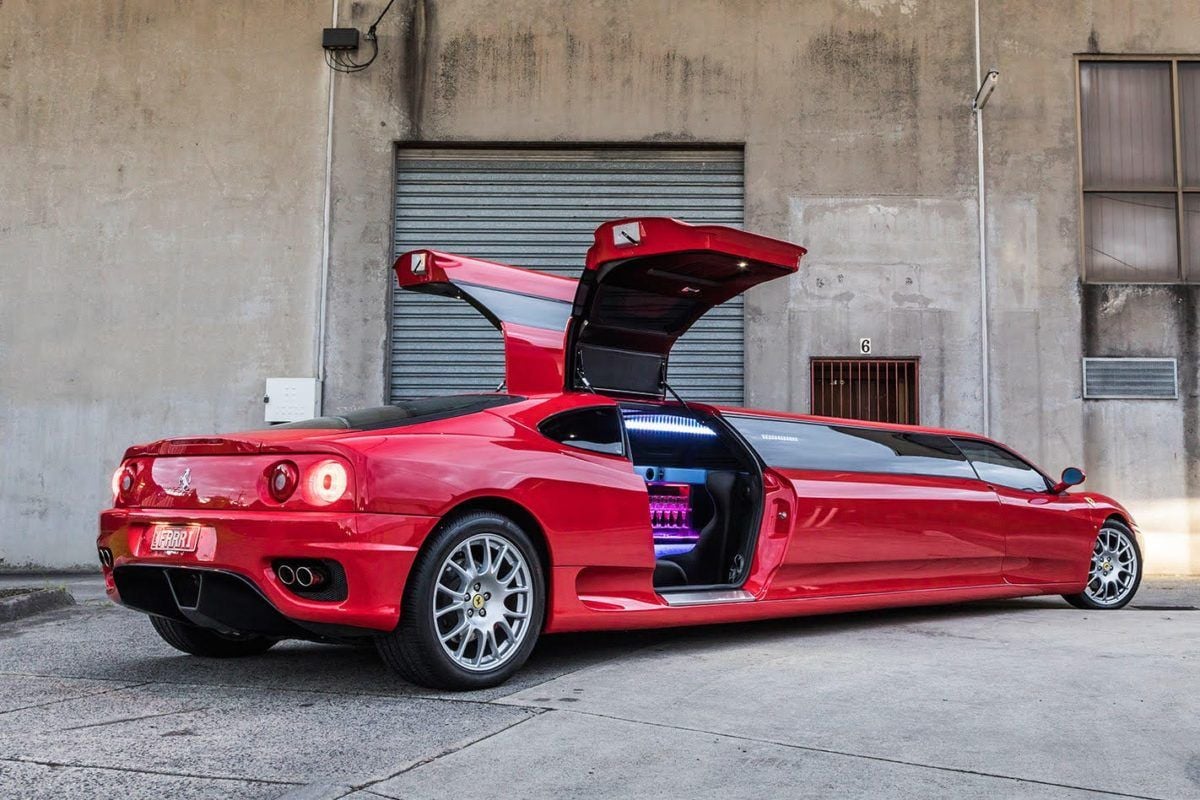 A car parked in front of a building