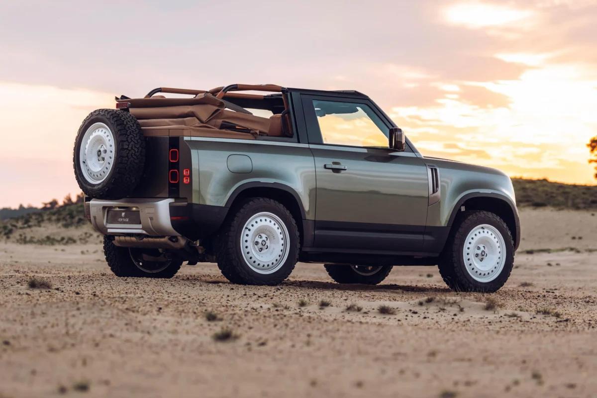 The Land Rover Defender 90 Valiance Convertible