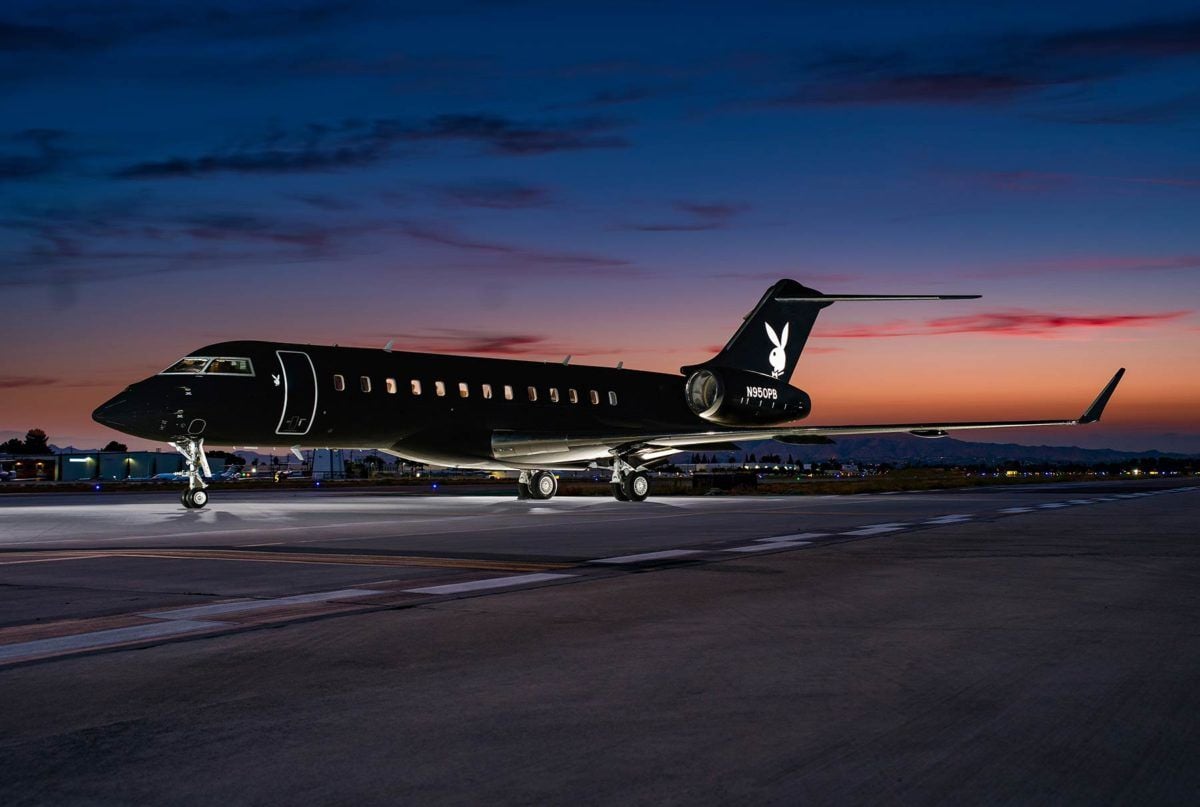 playboy private jet - big bunny 2021