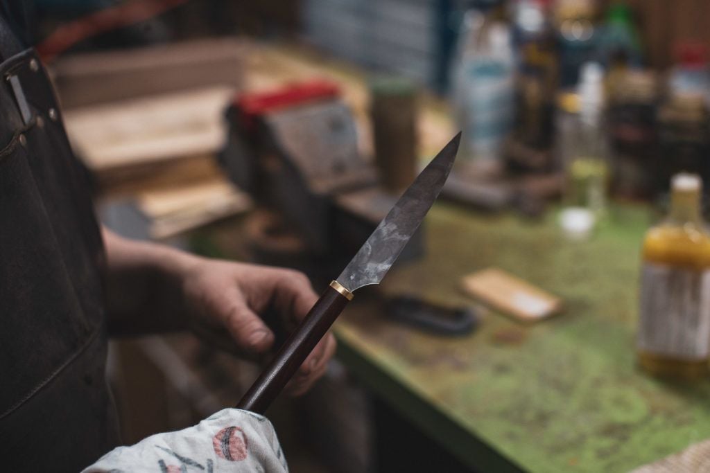 Handcrafted Knife from Mathieu Dechamps