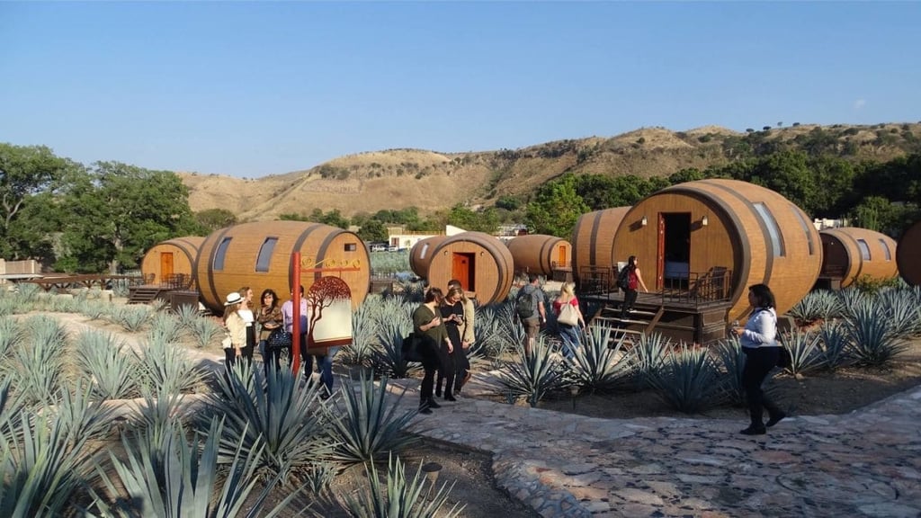 The Mexican “Tequila Hotel” That Lets You Sleep In A Barrel