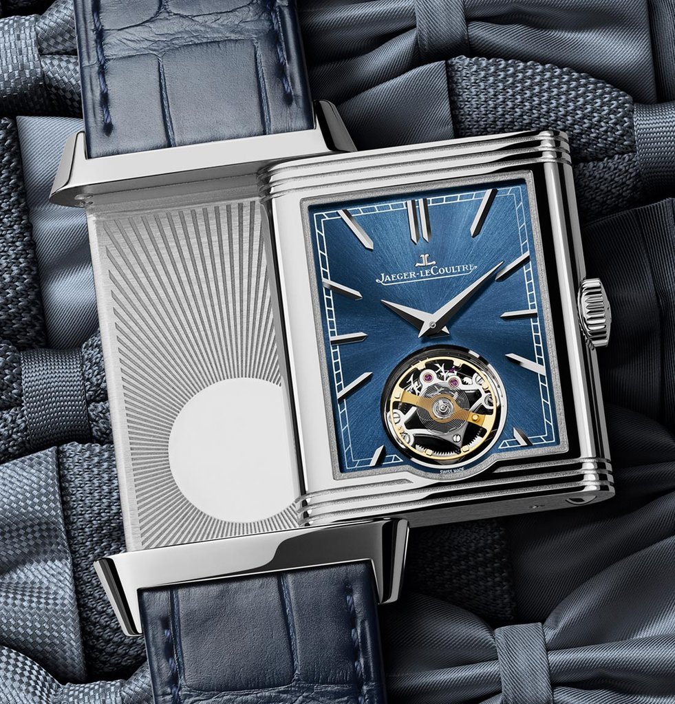 Jaeger-LeCoulture’s $123,000 Geometric Delight: Reverso Tribute Tourbillon Duoface