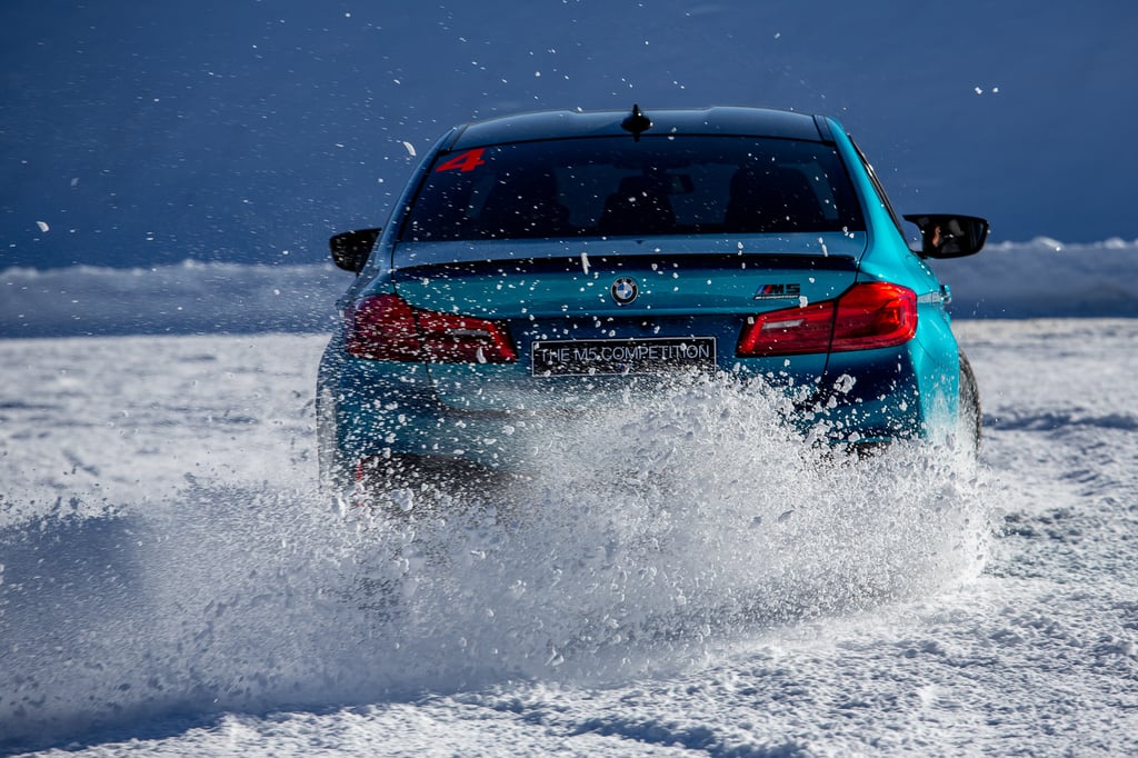 A car covered in snow