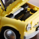 A close up of a toy car