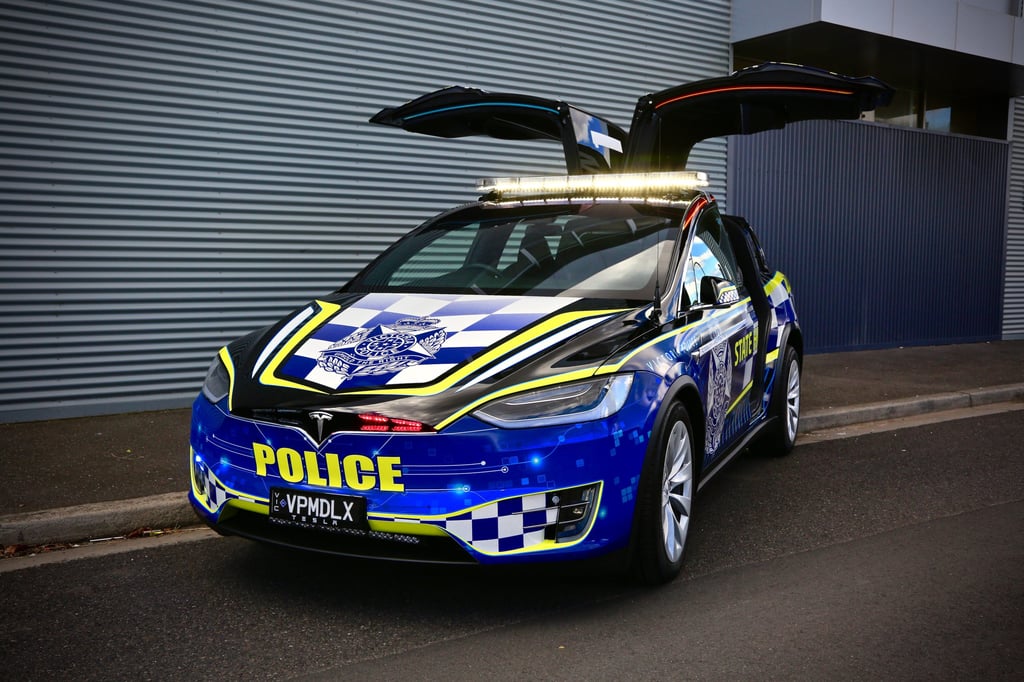 A Tesla Model X Has Joined The Victorian Highway Patrol Fleet