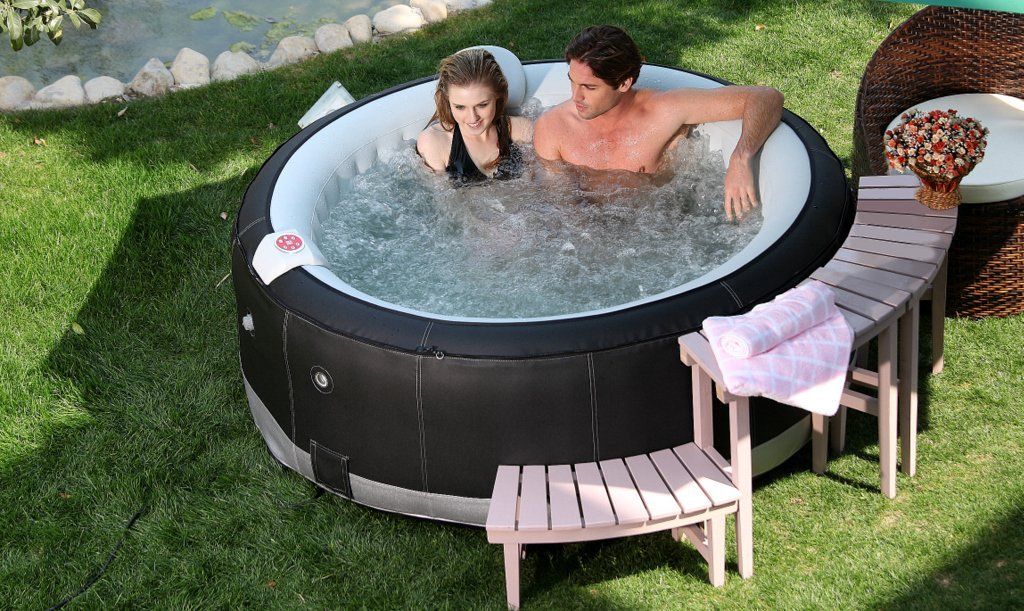 inflatable hot tub