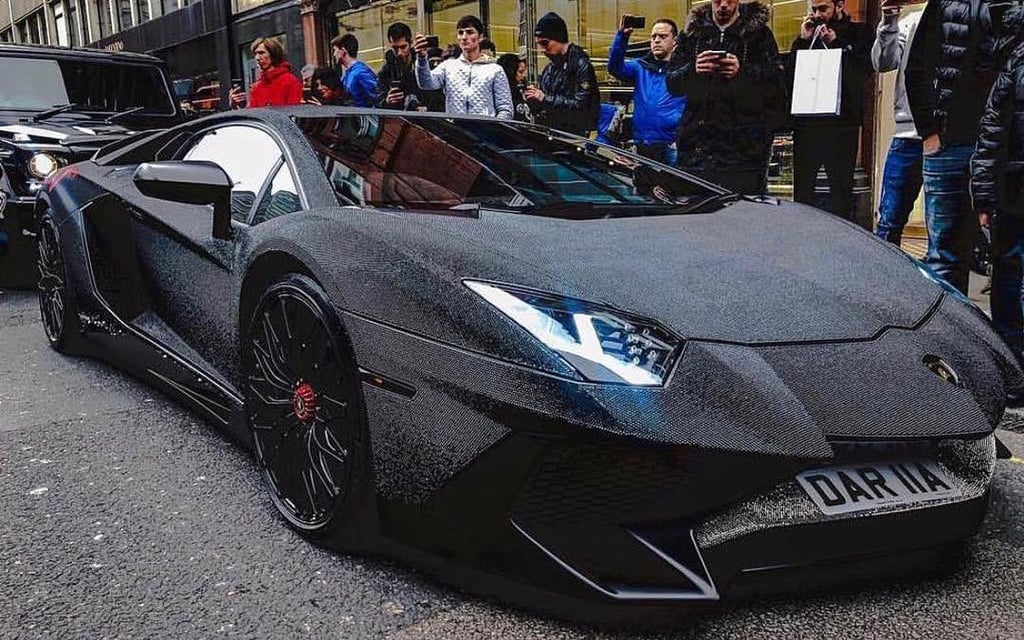 The Lamborghini Aventador SV Coated In 2 Million Swarovski Crystals