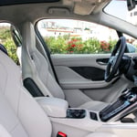 A passenger seat of a car