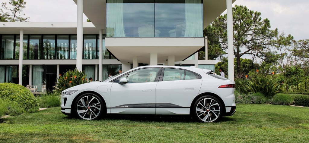 A car parked in front of a house