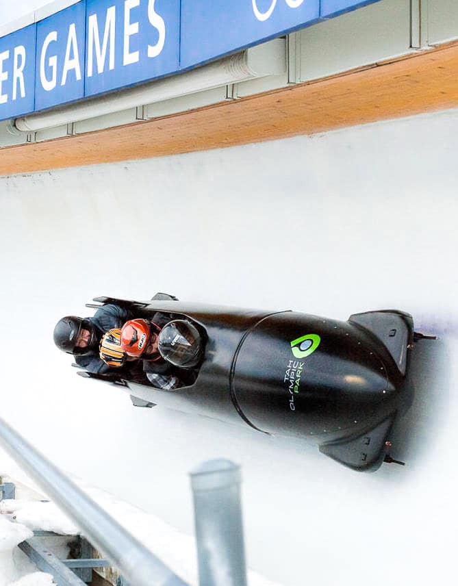 Park City bobsledding