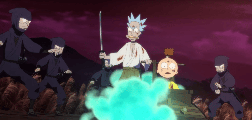 WATCH: ‘Rick And Morty’ Anime Brings The Samurai Action