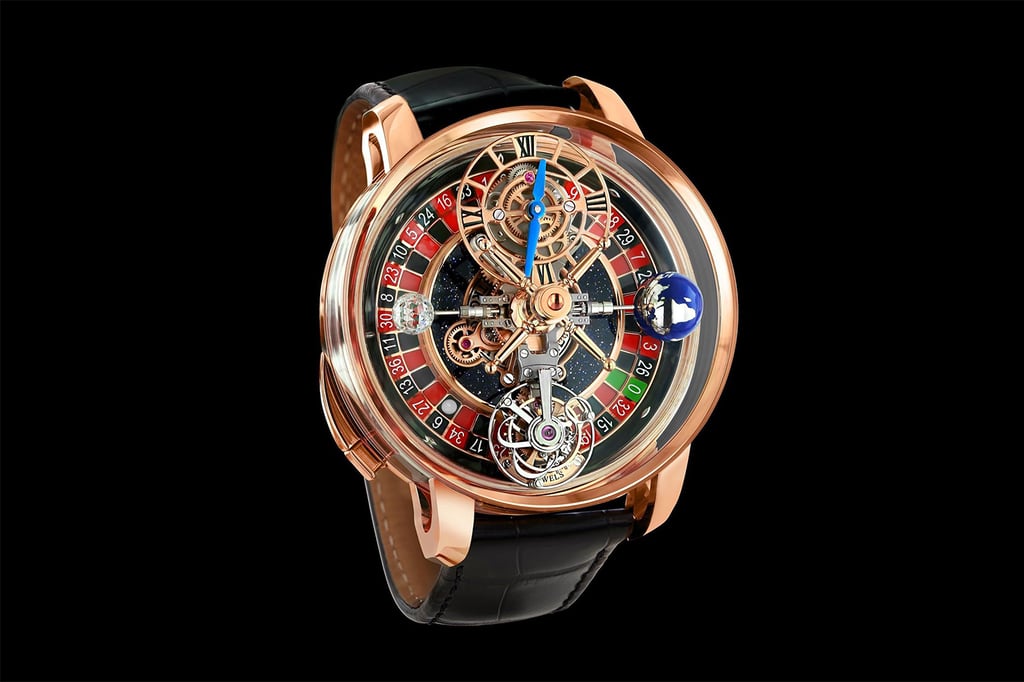 Drake’s Jacob & Co. Timepiece Features A Working Roulette Wheel