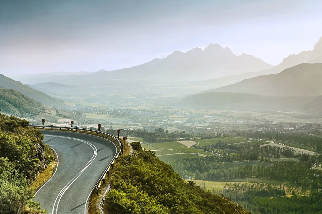 A view of a mountain road