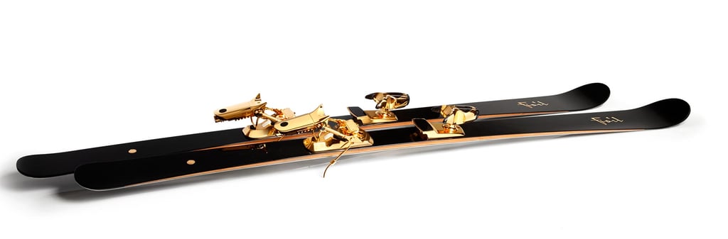 Foil Skis’ $65k Gold-Plated Italian Skis Are For Die-Hard Shredders