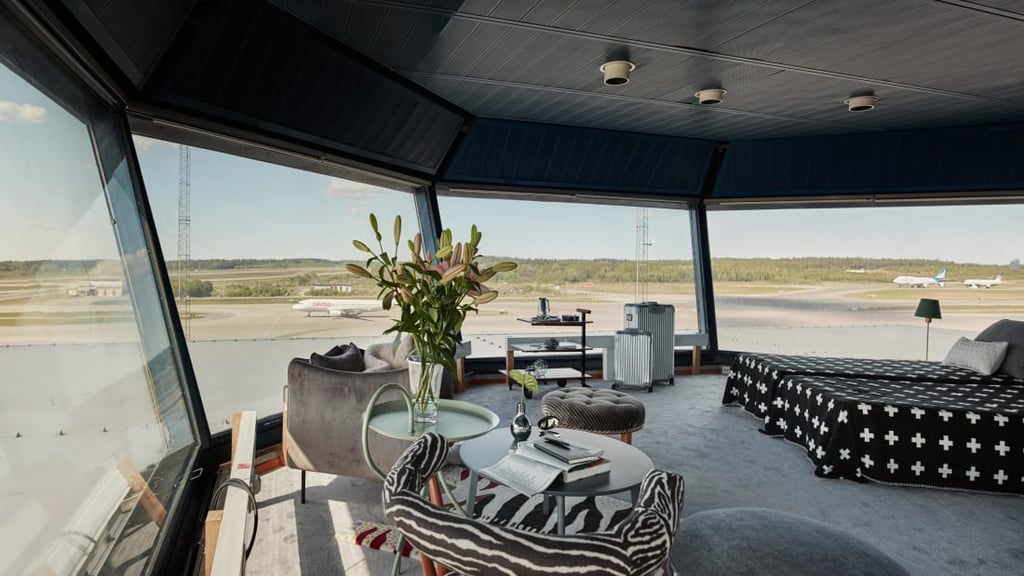 Plane Geeks Can Now Stay At This Holiday Rental In A Former Air-Traffic Control Tower