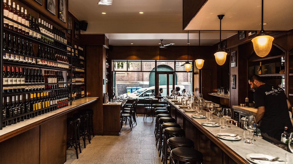 A kitchen with a table in a restaurant