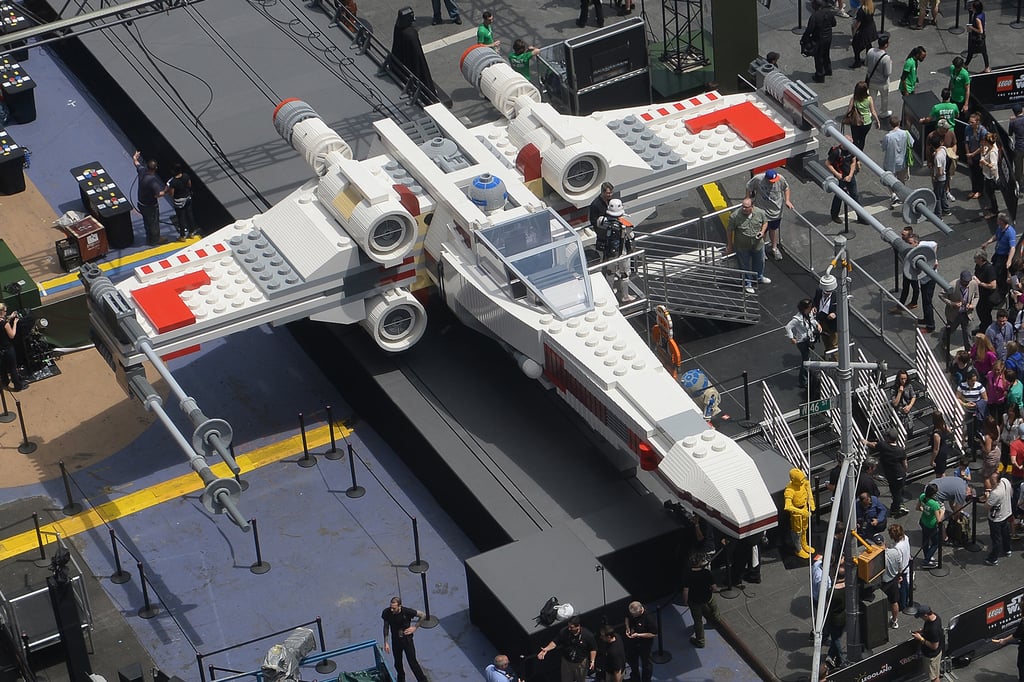 Life-Sized LEGO ‘Star Wars’ X-Wing Pops Up At The Paris Air Show