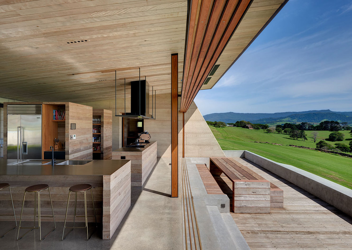 Concrete Kitchen by Fergus Scott Architects