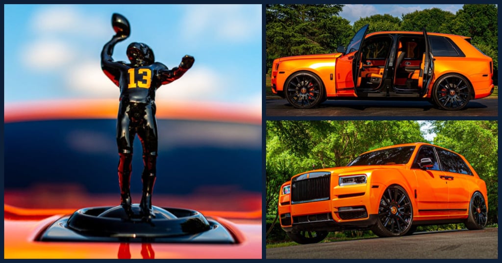 Odell Beckham Jr’s Custom Cleveland Browns Rolls-Royce Cullinan