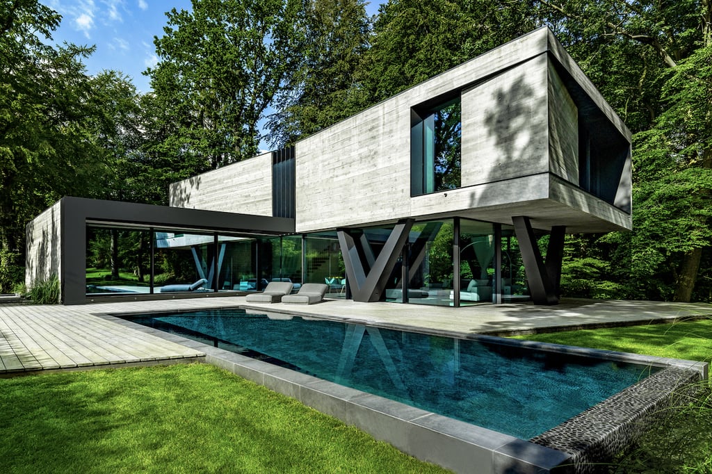 This Stone Villa In Germany Is An Ode To Modern Minimalism