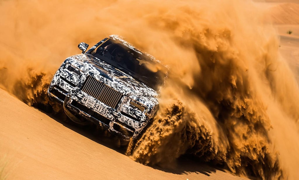 Rolls-Royce’s Debut SUV Just Went On A Dune Bashing Frenzy In The Desert