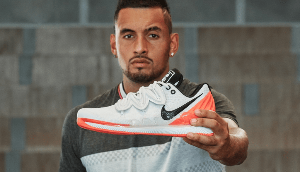 Nick Kyrgios Flexes New Nike Court Vapor X ‘Kyrie 5’ At The Australian Open