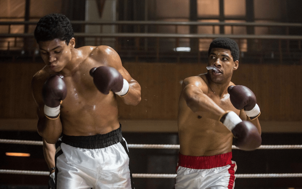 A man standing in a boxing ring