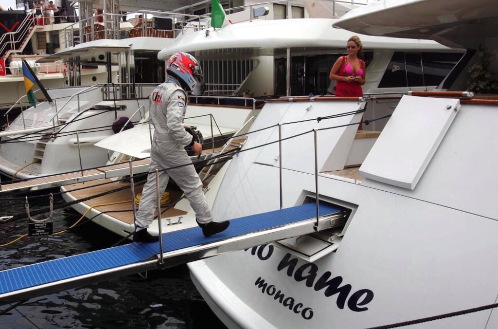 F1 Kimi Raikonnen Monaco Yacht