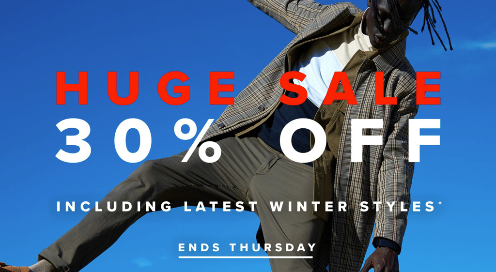 Last Chance: Cop 30% Off All Winter Gear At The Iconic