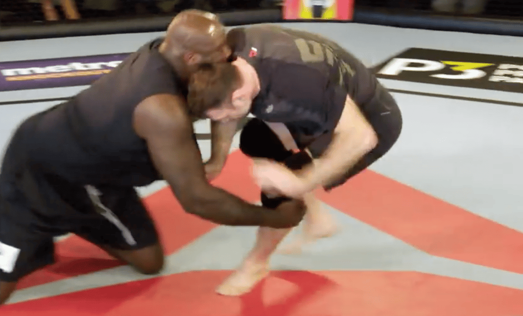Shaquille O’Neal Enters The Octagon To Grapple Forrest Griffin