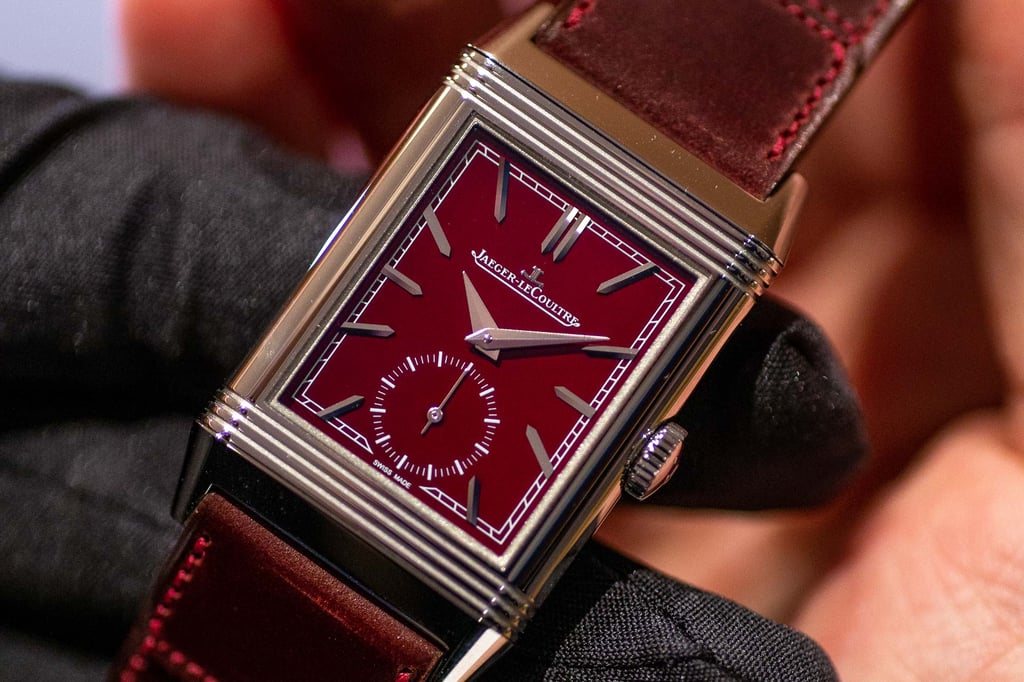A close up of a watch on a persons hand