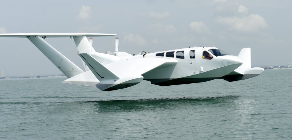 The AirFish-8 Recalibrates The Sea/Air/Land Hybrid Craft