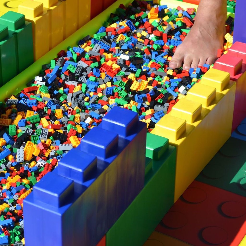 A colorful toy on a table