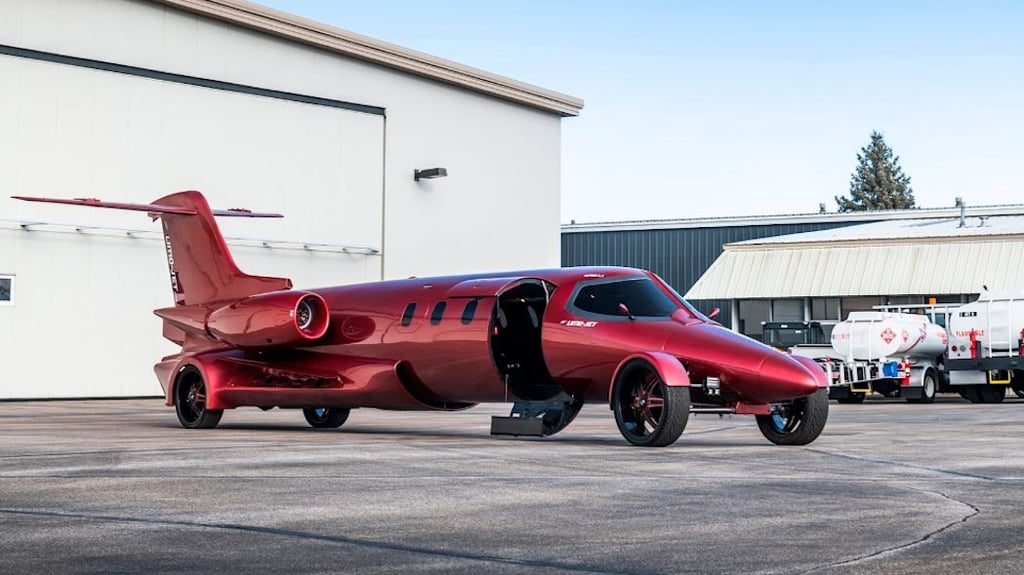 The Learjet Converted Into A Street-Legal Limousine