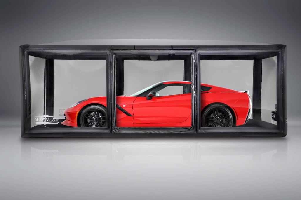 The CarCapsule Vehicle Showcase Is A Portable Garage